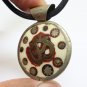 OM TIBET SURYA GOD VINTAGE PENDANT BLESSED HINDU MANTRA TIBETAN CHARM NECKLACE