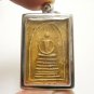 PHRA SOMDEJ BACK PIDTA LP PHU BLESSED 1922 THAI RARE AMULET (1) MIRACLE RICH WIN