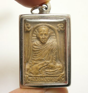 LP KASEM KHEMAKOH BLESS 1984 LUCKY SUCCESS THAI BUDDHA AMULET PROTECTION PENDANT