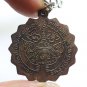 LP CHAM JAKRA HANUMAN COIN WAT TAKONG TEMPLE BLESSED IN 1992 BUDDHA LUCKY AMULET