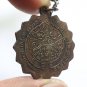 LP CHAM JAKRA HANUMAN COIN WAT TAKONG TEMPLE BLESSED IN 1992 BUDDHA LUCKY AMULET