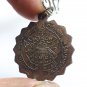 LP CHAM JAKRA HANUMAN COIN WAT TAKONG TEMPLE BLESSED IN 1992 BUDDHA LUCKY AMULET