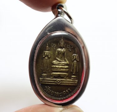 LP THONG COIN BLESS 1973 THAI BUDDHA SADOONGKLUB AMULET LUCKY SUCCESS PENDANT 1