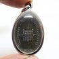 LP TAAB PIDTA COIN 1 BLESSED 1981 THAI BUDDHA MAGIC YANT RICH LUCKY REAL PENDANT