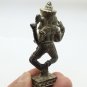 DANCING LORD GANESHA MINI AMULET GOD OF SUCCESS WISDOM GANESH HINDU METAL STATUE