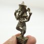 DANCING LORD GANESHA MINI AMULET GOD OF SUCCESS WISDOM GANESH HINDU METAL STATUE