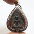 BLACK PHRA NANG KAMPANG GLEEPBUA BUDDHA AMULET PENDANT THAI MAGIC BLESS ANTIQUE