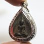BLACK PHRA NANG KAMPANG GLEEPBUA BUDDHA AMULET PENDANT THAI MAGIC BLESS ANTIQUE