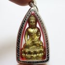 PHRA GRING LP FAN AJARO BLESSED 1976 KRING THAI HEAL GOOD HEALTH BUDDHA PENDANT