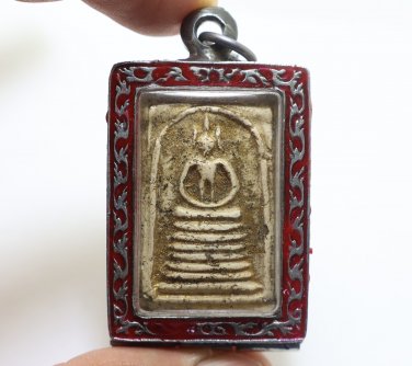 PHRA SOMDEJ GATE CHAIYO THAI BUDDHA BLESSED IN 1952 AMULET KING POWERFUL PENDANT