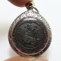 LP CHAM JAKRA COIN WAT TAKONG TEMPLE BLESSED IN 1992 BUDDHA AMULET LUCKY PENDANT
