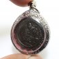 LP CHAM JAKRA COIN WAT TAKONG TEMPLE BLESSED IN 1992 BUDDHA AMULET LUCKY PENDANT