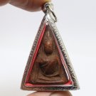 RED PHRA NANGPHAYA THAI TOP ANTIQUE REAL BUDDHA LUCKY RICH HAPPY AMULET PENDANT