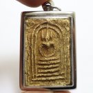 PHRA SOMDEJ LP JUN BLESSED 1937 THAI PHANGAN ISLAND MIRACLE RICH WIN AMULET (2)