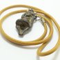 BUAKHEM UPAKOOT LOTUS 1940s ARAHAN THAI BURIRAM BUDDHA AMULET LUCKY LOVE PENDANT