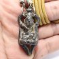BUAKHEM UPAKOOT LOTUS 1940s ARAHAN THAI BURIRAM BUDDHA AMULET LUCKY LOVE PENDANT