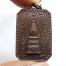 PHRA THAT PHANOM BIG COIN 1975 PENDANT BUDDHA THAI LUCKY CHARM AMULET NECKLACE