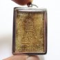 PHRA SOMDEJ BACK LP KLAI VAJASIT BLESSED 1969 WAT RAKANG THAI 3 TAKRUT AMULET 1