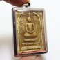PHRA SOMDEJ BACK LP KLAI VAJASIT BLESSED 1969 WAT RAKANG THAI 3 TAKRUT AMULET 1