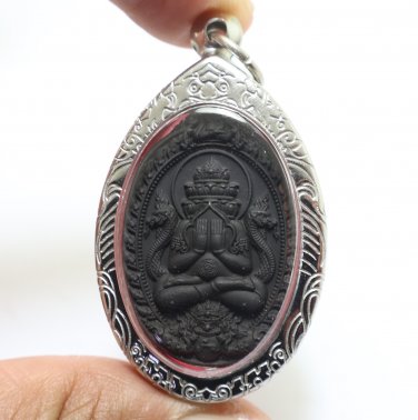 PIDTA PUNGPHRAKAN LP IM BLESS JATUKHAM RAMADHEP THAI BUDDHA AMULET RAHU PENDANT