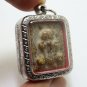 PHRA PIDTA GRADUK PHII AMULET BLESS 1942 CLOSE EYES BUDDHA THAI ANTIQUE PENDANT