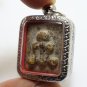 PHRA PIDTA GRADUK PHII AMULET BLESS 1942 CLOSE EYES BUDDHA THAI ANTIQUE PENDANT