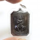 THAO WESSUWAN LP PAT WEALTHY KING YAK LUCKY RICH SINGHA THAI WATERPROOF PENDANT