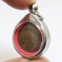 LP KASEM KHEMAKOH CHOKE DEE SMALL BRASS COIN IN 1989 LUCKY SUCCESS THAI AMULET