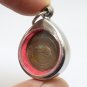 LP KASEM KHEMAKOH CHOKE DEE SMALL BRASS COIN IN 1989 LUCKY SUCCESS THAI AMULET