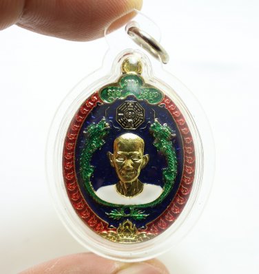 SIAN PAE RONGSI WATERPROOF COIN BLESS MAGIC YANT THAI AMULET LUCKY RICH PENDANT
