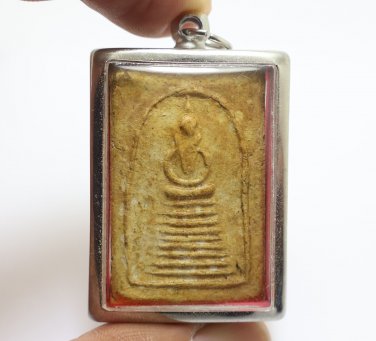 Phra Somdej LP Puek blessed 1953 of Wat Kingkaew Temple Buddha Thai Sarika Yant