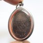 LP YI COIN BLESSED 1961 THAI SATTAHIP CHONBURI BUDDHA YANT AMULET LUCKY PENDANT