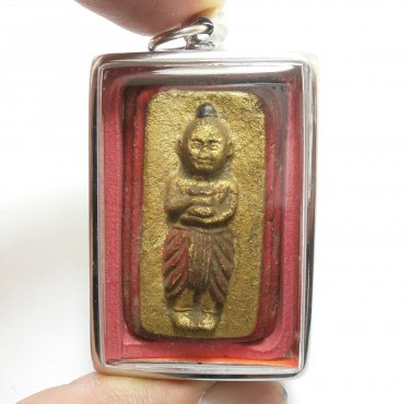 GUMAN THONG LP LARP THAI MAGIC KUMAN TONG AMULET (4) LUCKY MONEY GAMBLE PENDANT