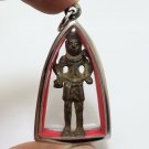 PHRA NARAI 4 ARMS LORD VISHNU HINDU PRESERVER GOD BLESSED ANTIQUE AMULET PENDANT