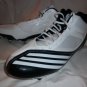 Adidas Scorch Thrill Superfly Wht/Blk Mid Molded Cleat FOOTBALL SIZE 15