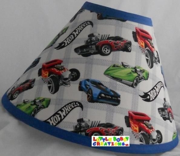 Cars Hot Wheels Lamp Shade (All Handmade After Order is Placed)