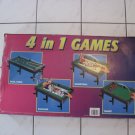 4 in 1 Games - Pool Table, Bowling, Basketball, Target-New In Box