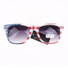 Free Shipping! Unisex Fashion Sunglasses USA Flag Print Sunglasses UK Flag Rainbow Glasses
