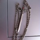 Pewter Medieval Fantasy Sword and Chain SCA Goth Barbarian Dragon slayer