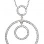 Triple Circle CZ Necklace