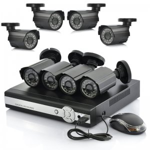 8 Camera DVR Surveillance System - 8 Outdoor CCTV Cameras, H264 DVR