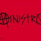 Ministry Poster Flag Letters Logo Anarchy Tapestry