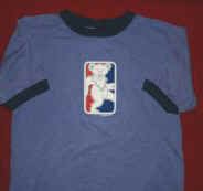 Grateful Dead Ringer T-Shirt Dancing Bear Blue Size Small