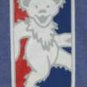 Grateful Dead Ringer T-Shirt Dancing Bear Blue Size Small