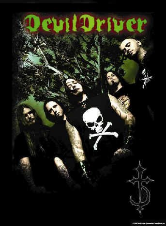 Devil Driver Poster Flag Band Photo Logo Tapestry