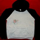 The Donnas Jersey Hoodie Sweatshirt Group Photo Gray and Black Size Small