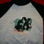 The Donnas Jersey Hoodie Sweatshirt Group Photo Gray and Black Size Small