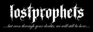Lost Prophets Vinyl Sticker Letters Logo Quote