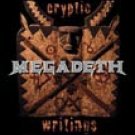Megadeth Vinyl Sticker Cryptic Writings Logo