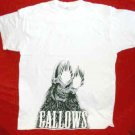 Gallows T-Shirt Skull Letters Logo White Size Small